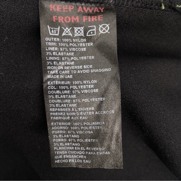 UO Embroidered Ponte Straight-Neck Dress XS - Picture 9 of 9